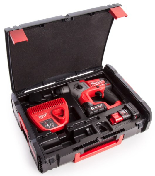 Перфоратор Milwaukee M12 CH-602X FUEL 4933451510 (с 2-мя АКБ, кейс) Перфоратор Milwaukee M12 CH-602X FUEL 4933451510 (с 2-мя АКБ, кейс)