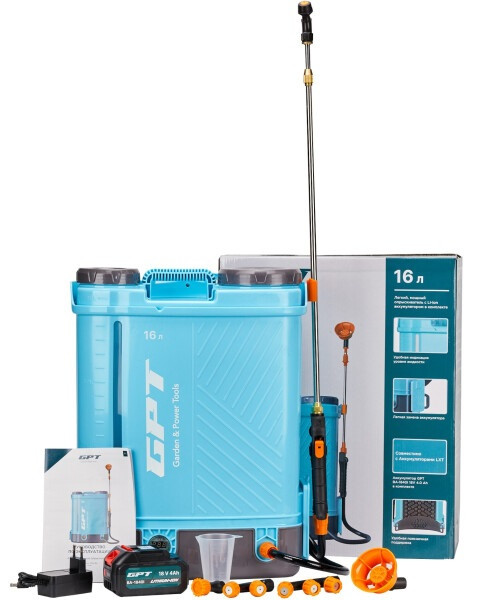 Аккумуляторный опрыскиватель GPT ZFB-16li Аккумуляторный опрыскиватель GPT ZFB-16li