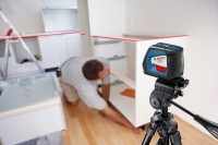 Призменный нивелир Bosch GLL 2-50 (с держателем BM 1 и приемником LR 2) [0601063103]