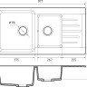 Кухонная мойка GranFest GF - P980KL серый Кухонная мойка GranFest GF - P980KL серый