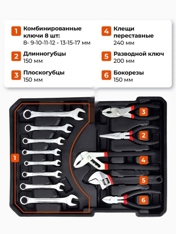 Универсальный набор инструментов Sundays Home LW250303-2 (399 предметов)