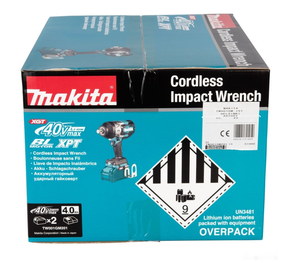 Гайковерт Makita TW001GM101 (с 1-им АКБ) Гайковерт Makita TW001GM101 (с 1-им АКБ)