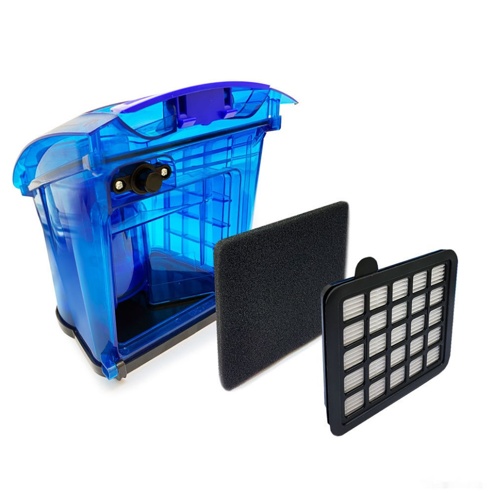 Пылесос Ginzzu VS437 (черный/синий) Пылесос Ginzzu VS437 (черный/синий)