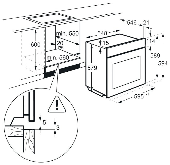 Духовой шкаф AEG BCM546350M Духовой шкаф AEG BCM546350M