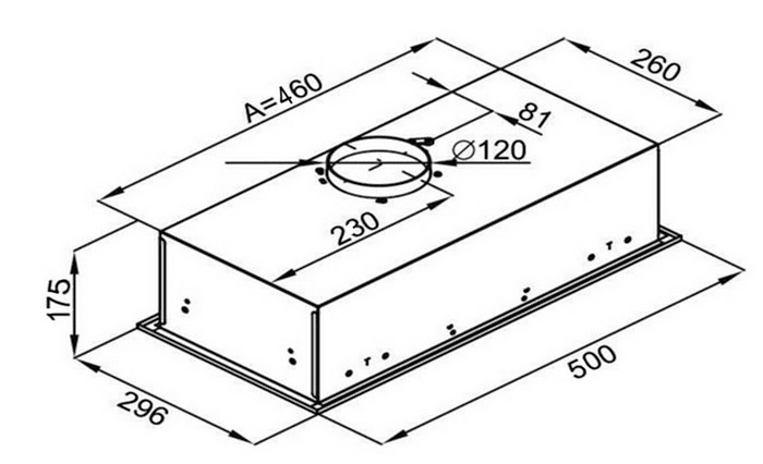 Вытяжка Maunfeld Crosby Light C 50 (нержавеющая сталь)