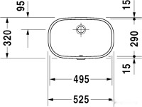 Умывальник Duravit D-Code 52.5x32 (0338490000)