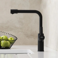 Смеситель Damixa Merkur 710770300 (черный матовый)