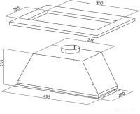 Вытяжка Oasis UM-50S (V)