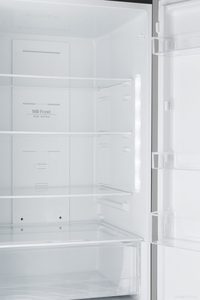 Холодильник Weissgauff WRK 1850 D Full NoFrost Inverter Black Glass Холодильник Weissgauff WRK 1850 D Full NoFrost Inverter Black Glass