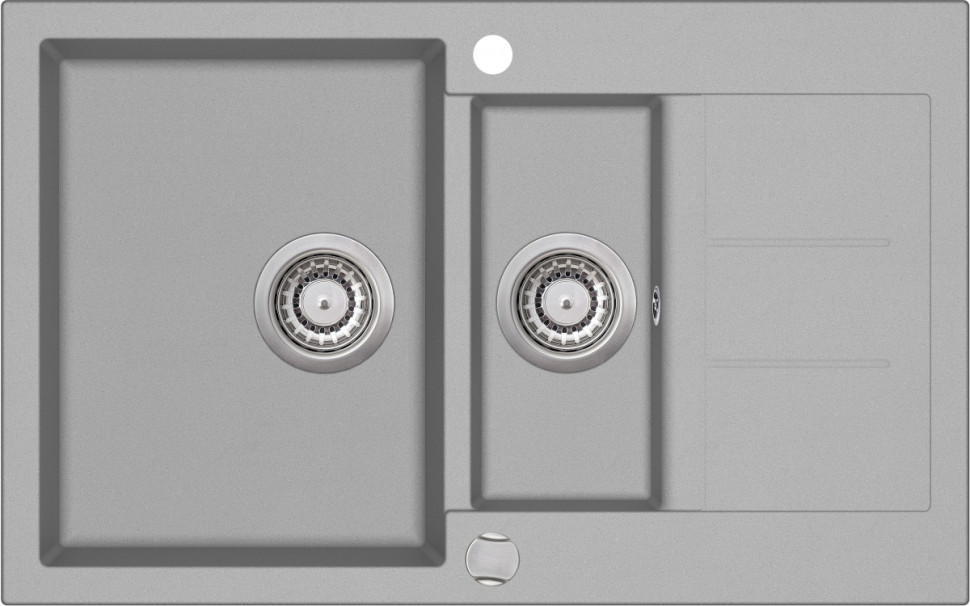 Кухонная мойка AquaSanita Tesa SQT151AW (argent 220)