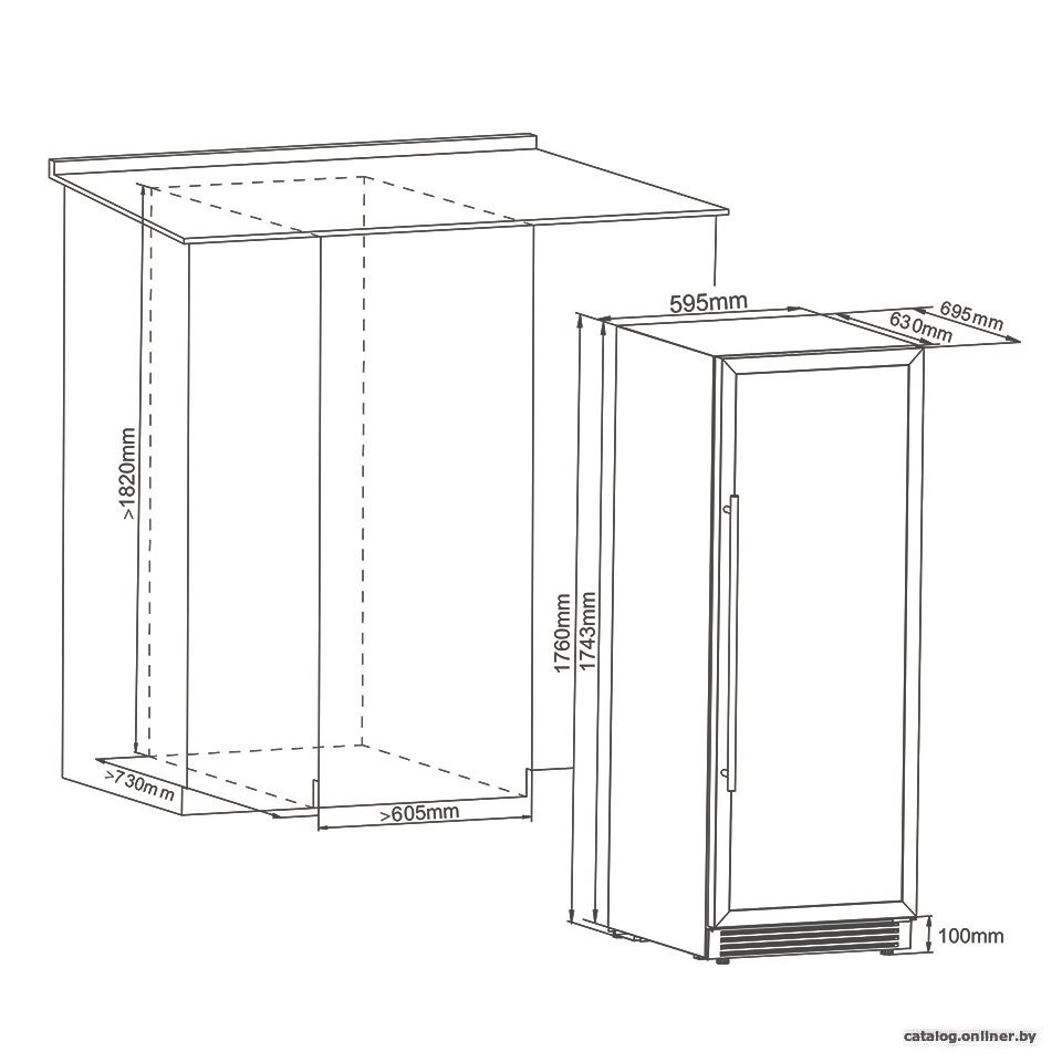 Винный шкаф Cellar Private CP165-2TW