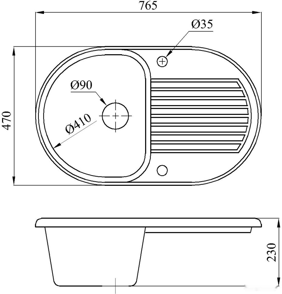 Кухонная мойка БелЭворс Sirius Кухонная мойка БелЭворс Sirius