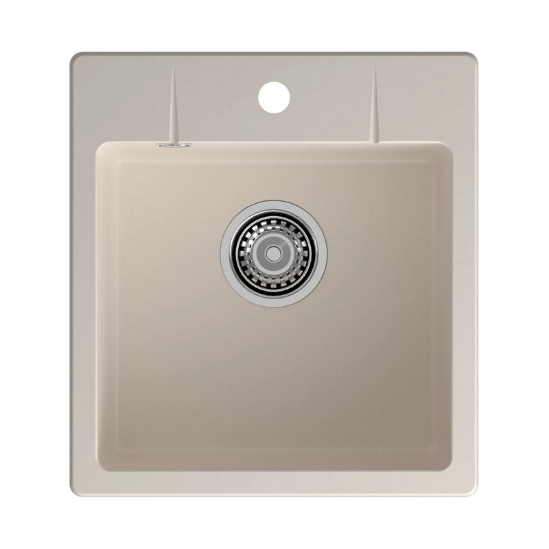 Кухонная мойка GranFest QUARZ GF-UR-245 (белый)