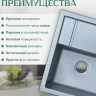 Кухонная мойка Saniteco Fortis (графит)