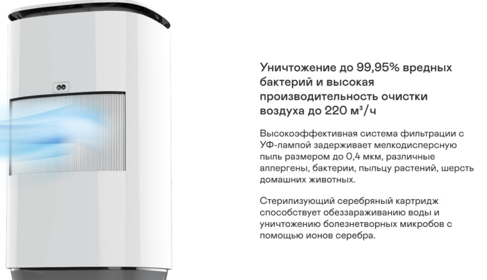 Климатический комплекс Garlyn AirClean V60 Климатический комплекс Garlyn AirClean V60