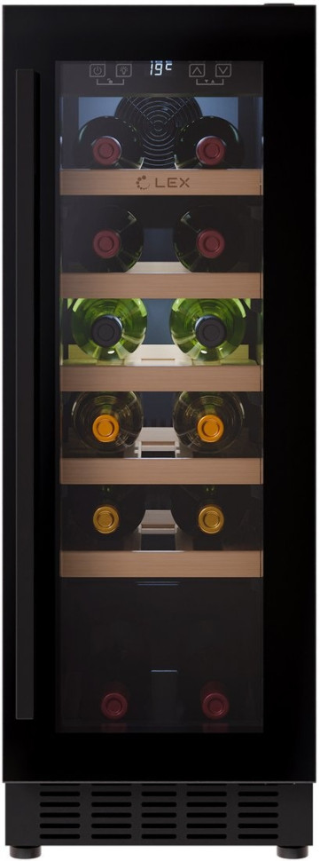 Винный шкаф LEX LWD3020BL