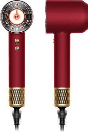 Фен Dyson HD16 Supersonic Nural Curly+Coily (евровилка, красный бархат/золотой) Фен Dyson HD16 Supersonic Nural Curly+Coily (евровилка, красный бархат/золотой)