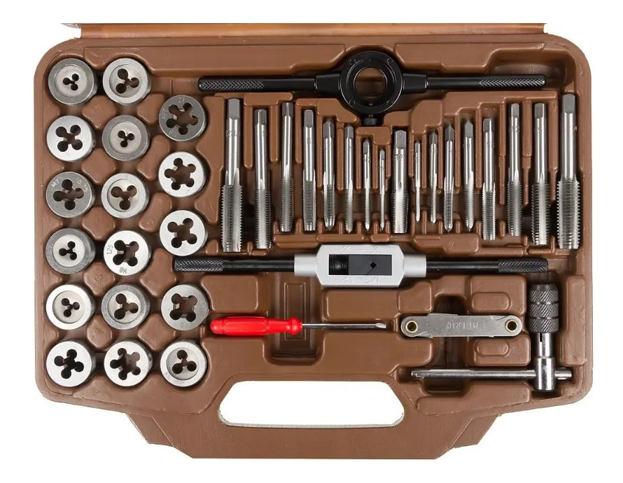 Набор плашек и метчиков Ombra OMT40S 40 предметов Набор плашек и метчиков Ombra OMT40S 40 предметов