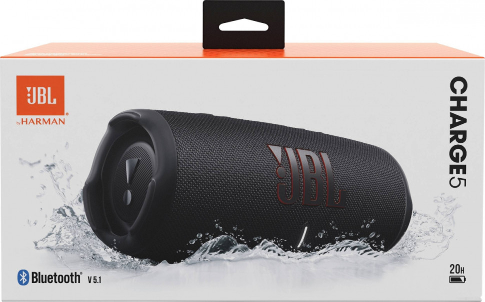 Портативная акустика JBL Charge 5 (черный) Портативная акустика JBL Charge 5 (черный)