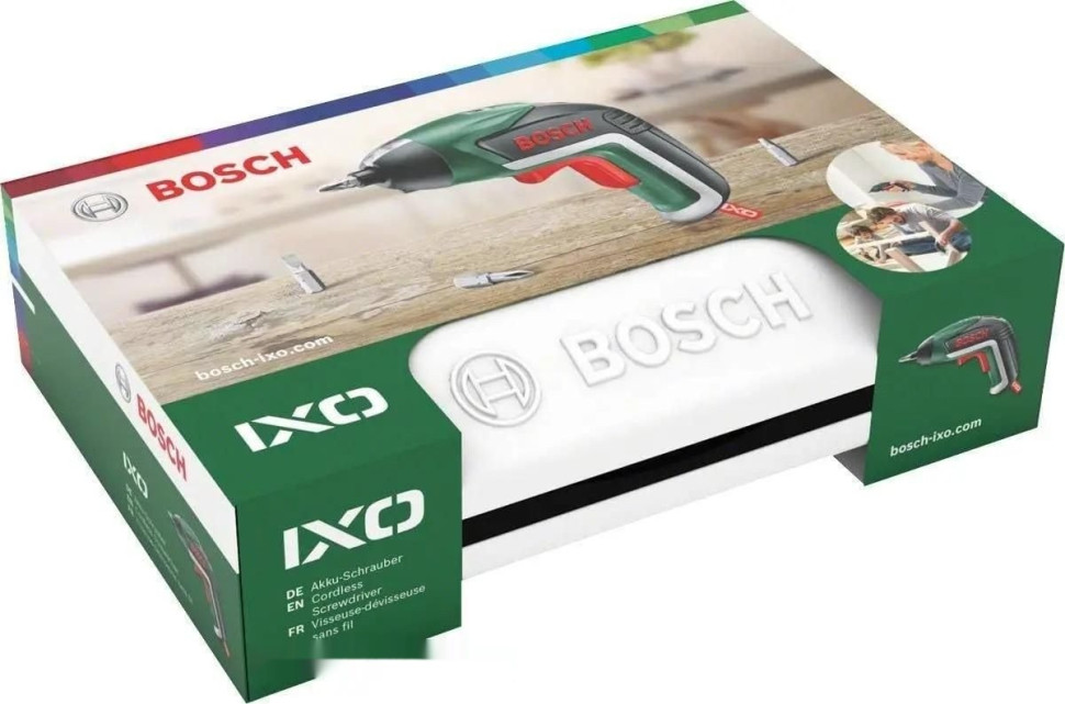 Электроотвертка Bosch IXO V 06039a8000 (набор оснастки) Электроотвертка Bosch IXO V 06039a8000 (набор оснастки)