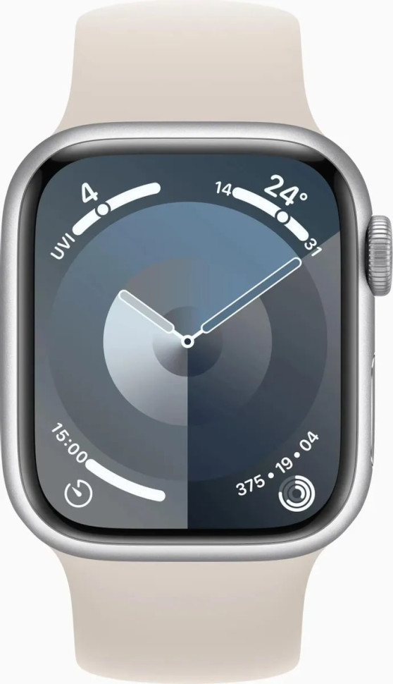 Умные часы Apple Watch Series 9 41 мм (серебристый / сияющая звезда, 130-180)