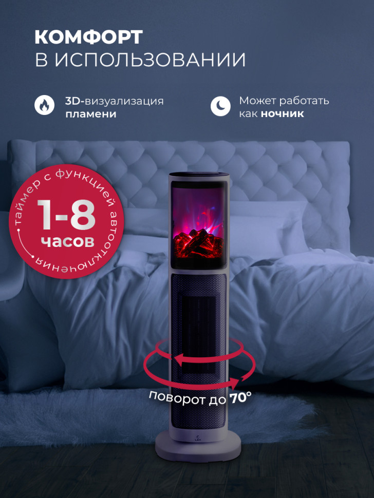 Тепловентилятор LEX LXCR 1524 Тепловентилятор LEX LXCR 1524