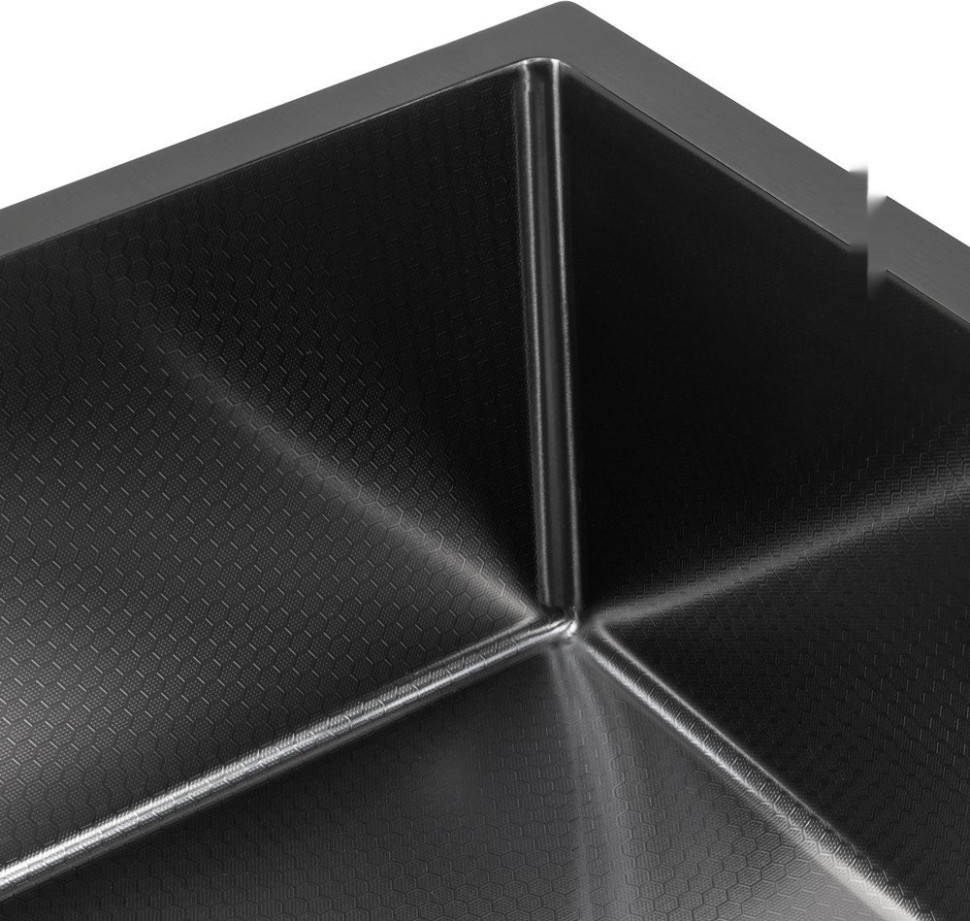 Кухонная мойка ARFEKA ECO AR 550*450 BLACK PVD NANO DECOR Кухонная мойка ARFEKA ECO AR 550*450 BLACK PVD NANO DECOR