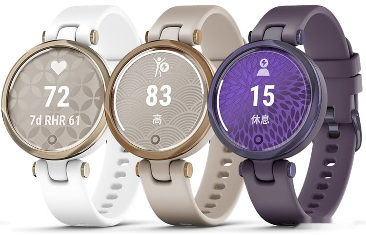 Умные часы Garmin Lily (кремово-золотистый/силиконовый ремешок)
