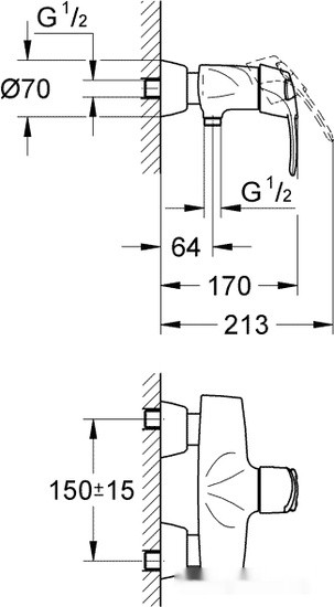 Смеситель Grohe Chiara 32307000