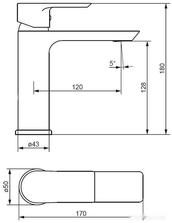 Смеситель Damixa Apollo 470210000