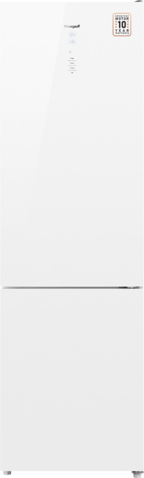 Холодильник Weissgauff WRK 2000 D Full NoFrost Inverter White Glass Холодильник Weissgauff WRK 2000 D Full NoFrost Inverter White Glass