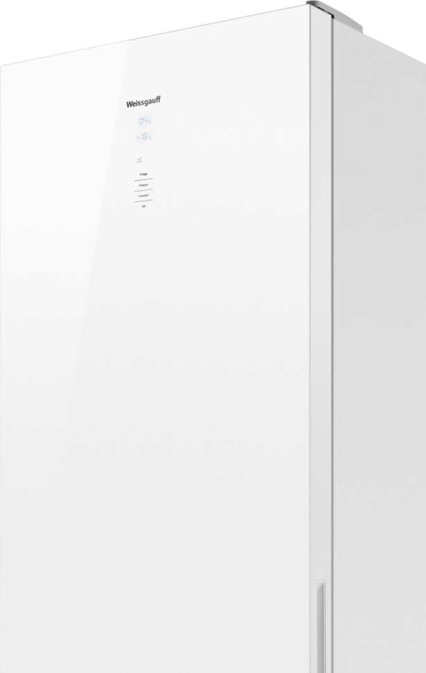 Холодильник Weissgauff WRK 2000 D Full NoFrost Inverter White Glass Холодильник Weissgauff WRK 2000 D Full NoFrost Inverter White Glass