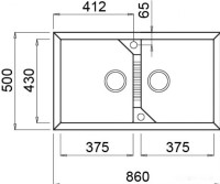 Кухонная мойка Elleci Tekno 450 Titanium M73