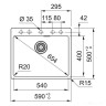 Кухонная мойка Franke MRG 610-54 FTL (оникс) Кухонная мойка Franke MRG 610-54 FTL (оникс)