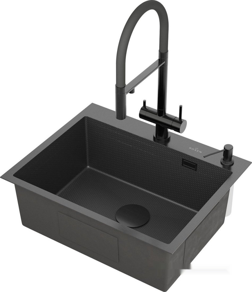 Кухонная мойка Roxen Snake 560220-60-BS Кухонная мойка Roxen Snake 560220-60-BS