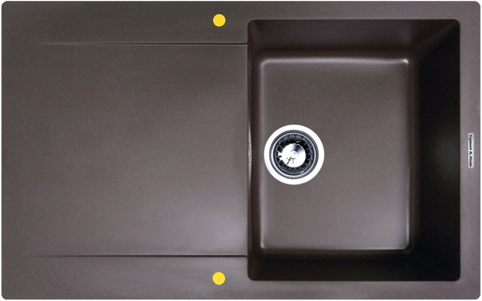 Кухонная мойка Zigmund & Shtain RECHTECK 775 (Швейцарский шоколад)