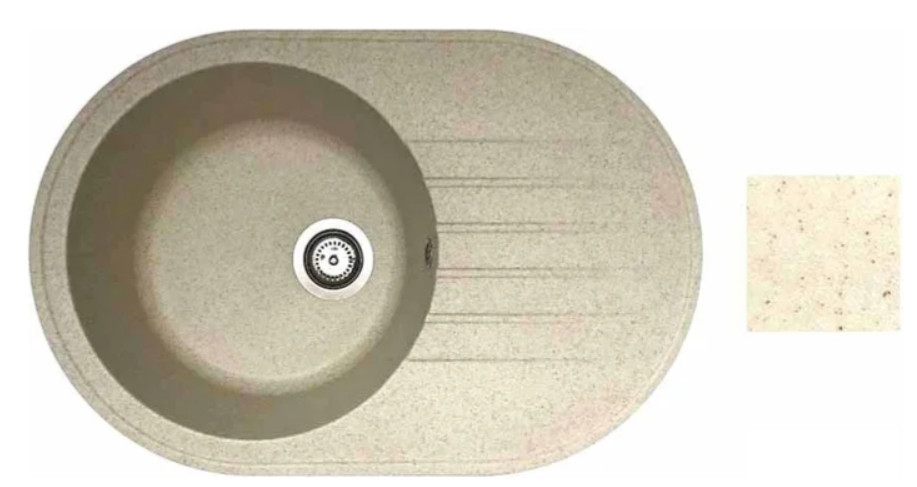 Кухонная мойка БелЭворс Rondo L (бежевый)