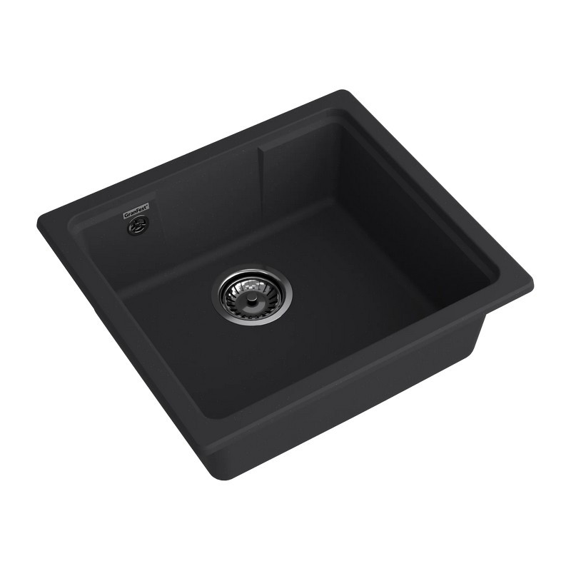 Кухонная мойка GranFest QUARZ GF-UR-4550 (черный)