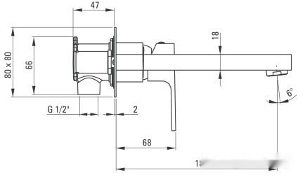 Смеситель Deante Anemon Bis BBZ N54L