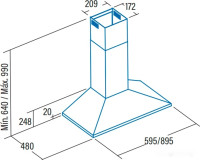 Вытяжка CATA V 6000 WH 02061099