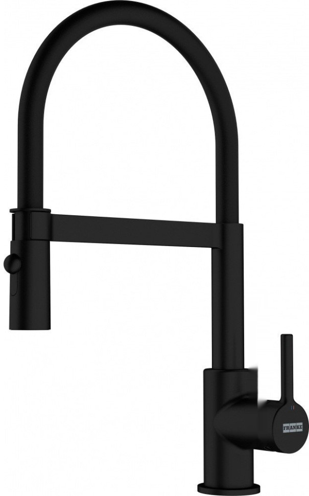 Смеситель Franke Lina Semi-pro 115.0725.838 (черный матовый)