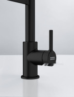 Смеситель Franke Lina Semi-pro 115.0725.838 (черный матовый)