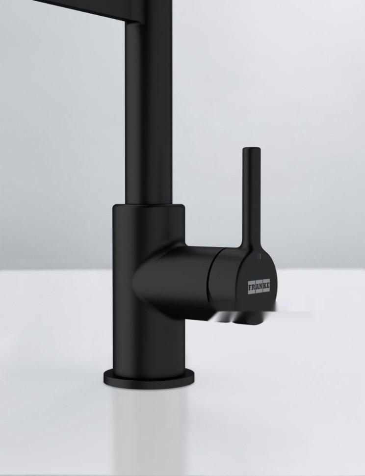 Смеситель Franke Lina Semi-pro 115.0725.838 (черный матовый)