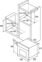 Духовой шкаф CATA MD 8008 WH