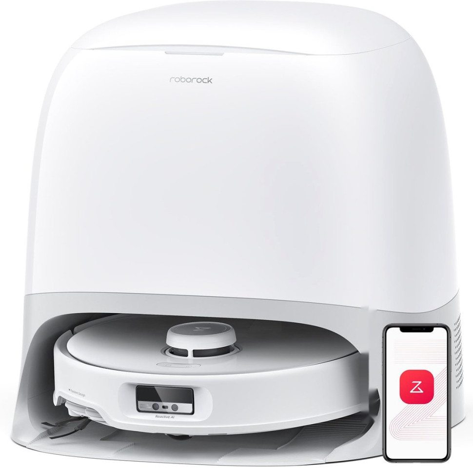 Робот-пылесос Roborock Qrevo Curv V10VIV QRC02-02 (с русской озвучкой, белый)