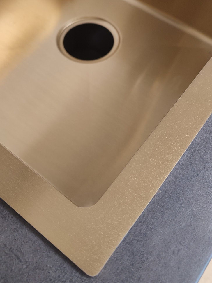 Кухонная мойка ARFEKA Eco AR 500*500 Golden PVD Nano Кухонная мойка ARFEKA Eco AR 500*500 Golden PVD Nano