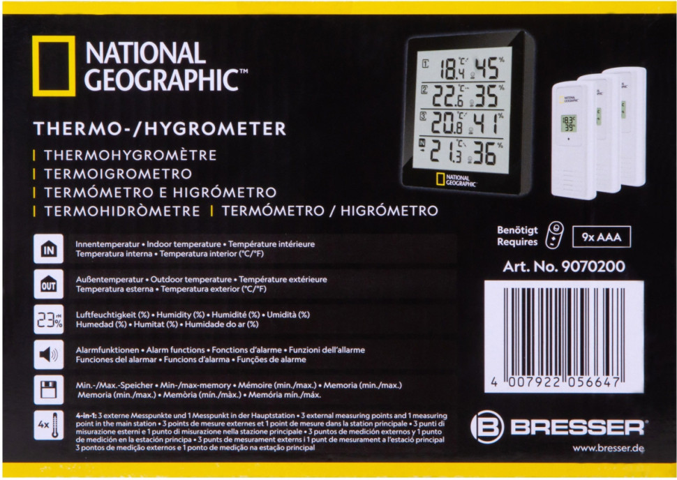 Метеостанция Bresser National Geographic 74621 Метеостанция Bresser National Geographic 74621