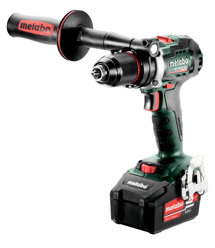 Дрель-шуруповерт Metabo BS 18 LTX BL I 602358650 (с 2-мя АКБ 5.2 Ah, кейс)