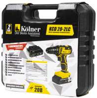 Аккумуляторная дрель-шуруповерт Kolner KCD 20-2LC