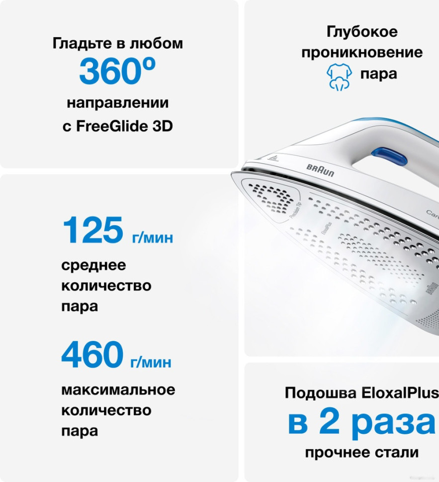 Утюг Braun CareStyle 3 Pro IS3157BL Утюг Braun CareStyle 3 Pro IS3157BL